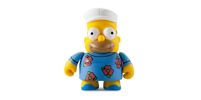 Sleazy Duff Simpsons Anniversary 3/" Vinyl Mini Series Kidrobot Brand New